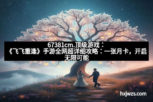 67381cm.顶级游戏：《飞飞重逢》手游全网超详细攻略：一张月卡，开启无限可能！